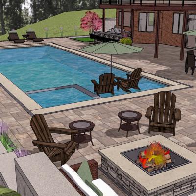 Custom Pools and Spas